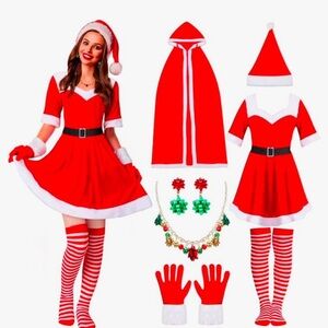 🌸SOLD🌸 Women's Santa Claus costume set
